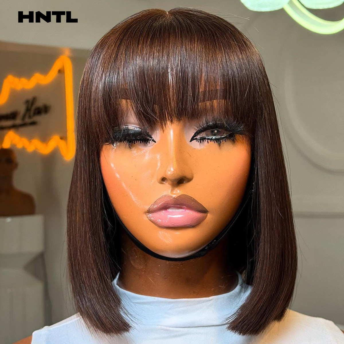 Pre Parted 13X4 Lace Front Bob Wig - Парик Wear & Go без клея,