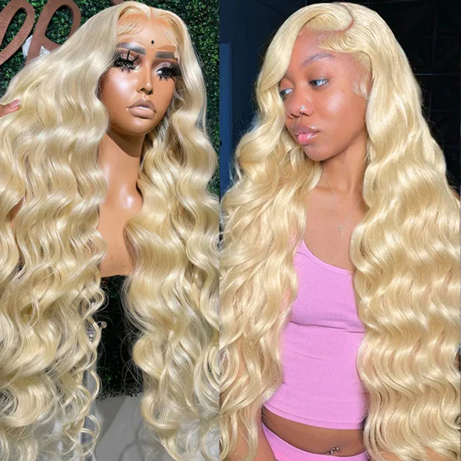 613 Blonde Body Wave Lace Front Wig - Парик с HD-кружевной передней частью 13x6,