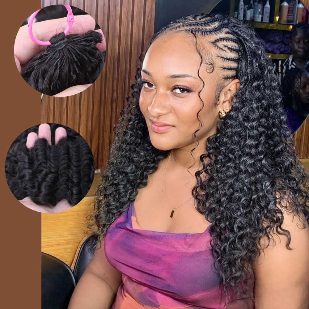 Hair Bundles - Натуральные человеческие волосы для плетения крючком