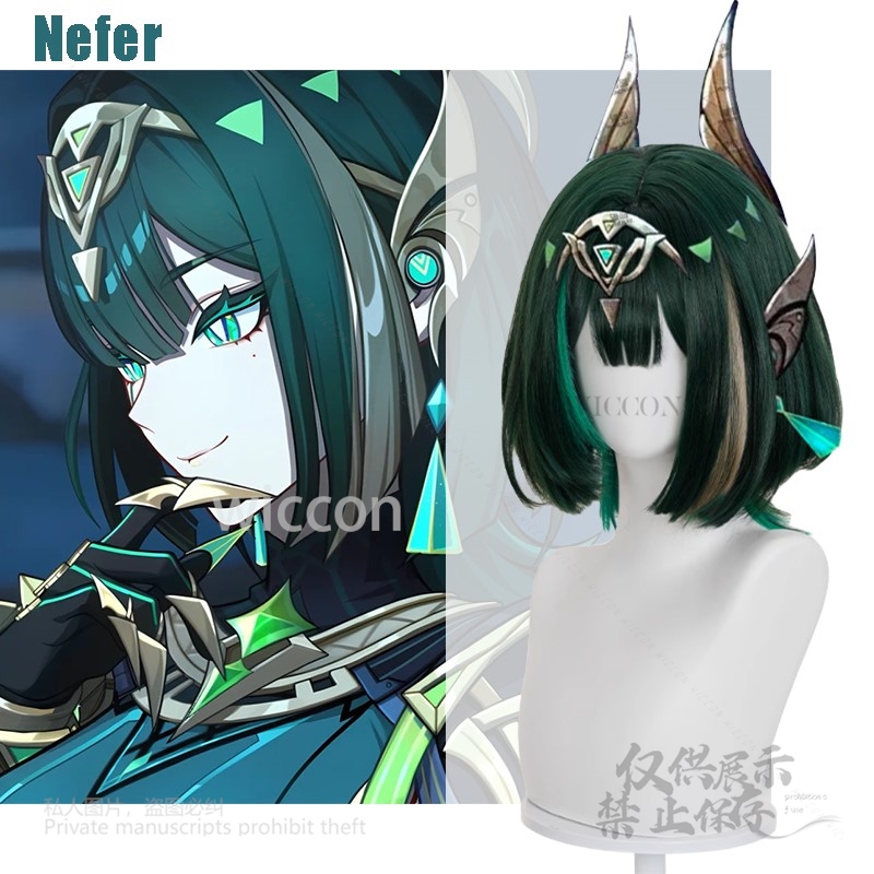 Synthetic Wigs - Аниме игра Genshin Impact Новый Нефер