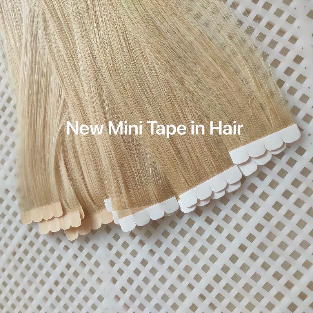 Мини-ленточные накладные пряди – обзор и цена Invisible Tape In Extensions Real Hair