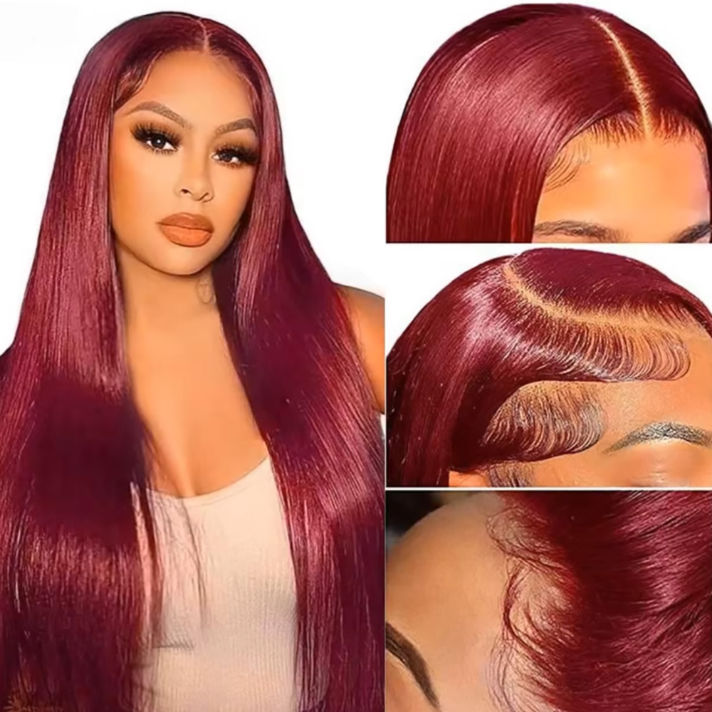 Парик из натуральных волос 99J – обзор и цена Lace Front Wigs