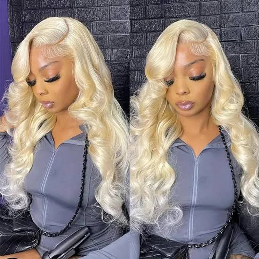 Парики из натуральных волос с  – обзор и цена 613 Blonde Body Wave Lace Front Wig