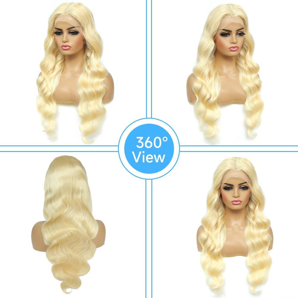 Парик с HD-кружевной передней  – обзор и цена 613 Blonde Body Wave Lace Front Wig