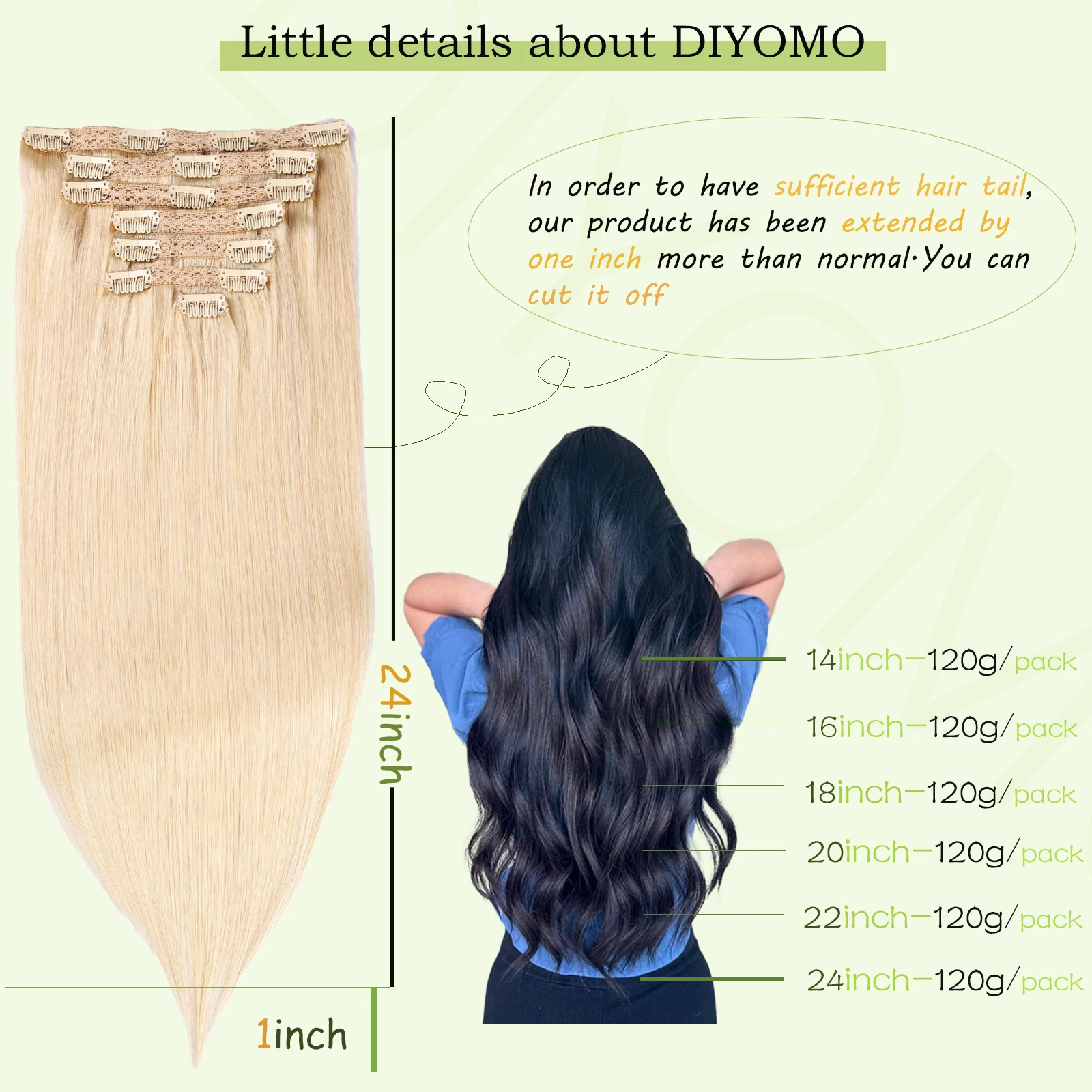 Натуральные черные прямые накл – обзор и цена Seamless Clip In Hair Extensions Human Hair