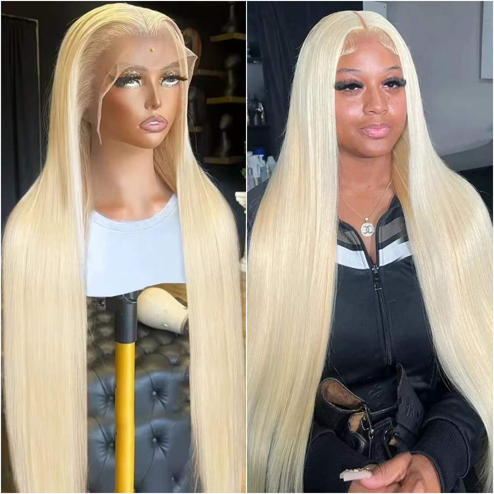 Блонд 613, прямой парик из нат – обзор и цена Hd Lace Frontal Wig Human Hair Pre Plucked