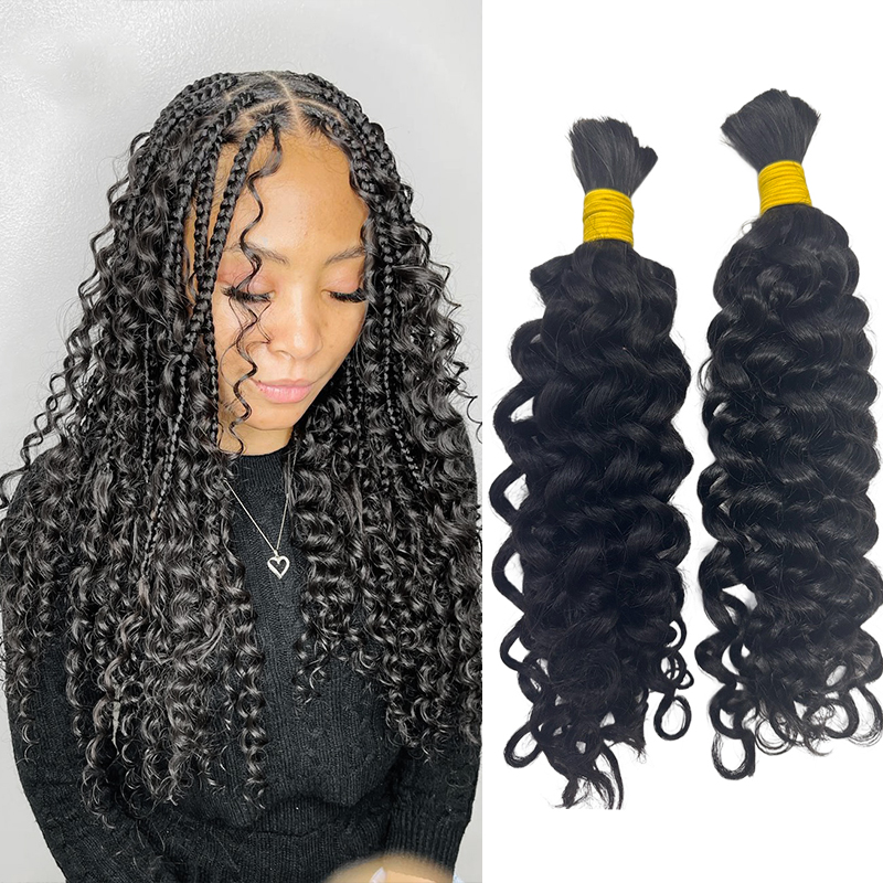 Натуральные волосы для плетени – обзор и цена Water Wave Bulk Human Hair For Braiding