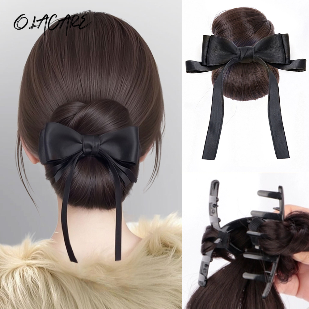 Синтетический бант, заколка дл – обзор и цена Claw Clip Messy Bun Hair Piece