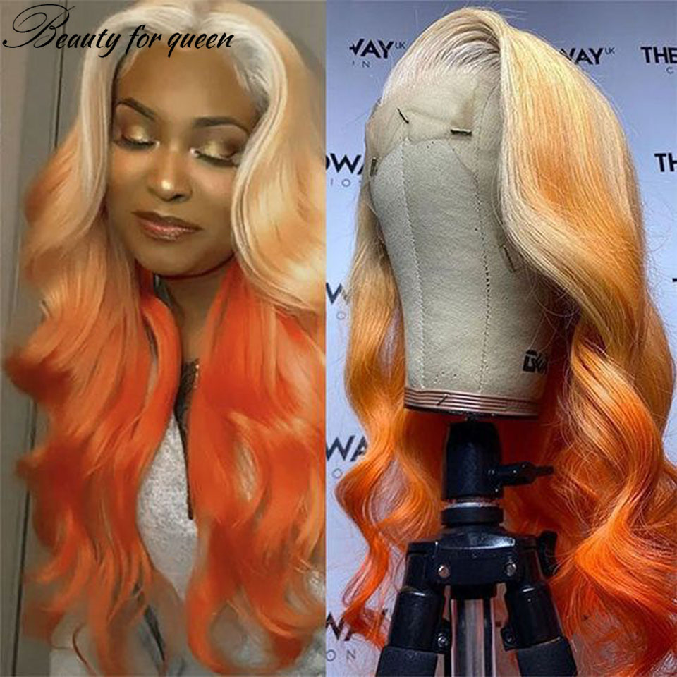 Рыжий 613 Оранжевый объемная в – обзор и цена 613 Blonde Body Wave Lace Front Wig