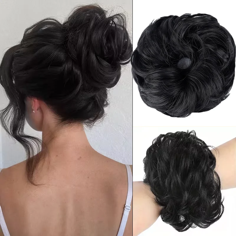 Элегантный небрежный пучок с в – обзор и цена Claw Clip Messy Bun Hair Piece