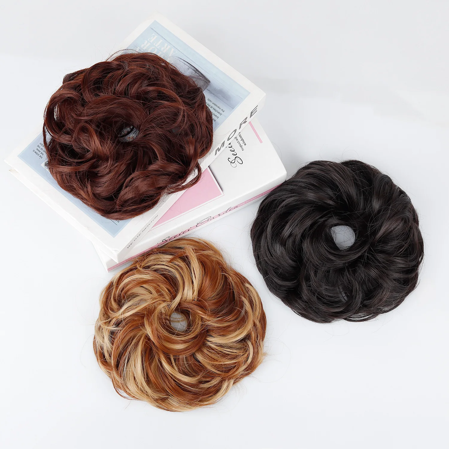 Элегантный небрежный пучок с в – обзор и цена Claw Clip Messy Bun Hair Piece