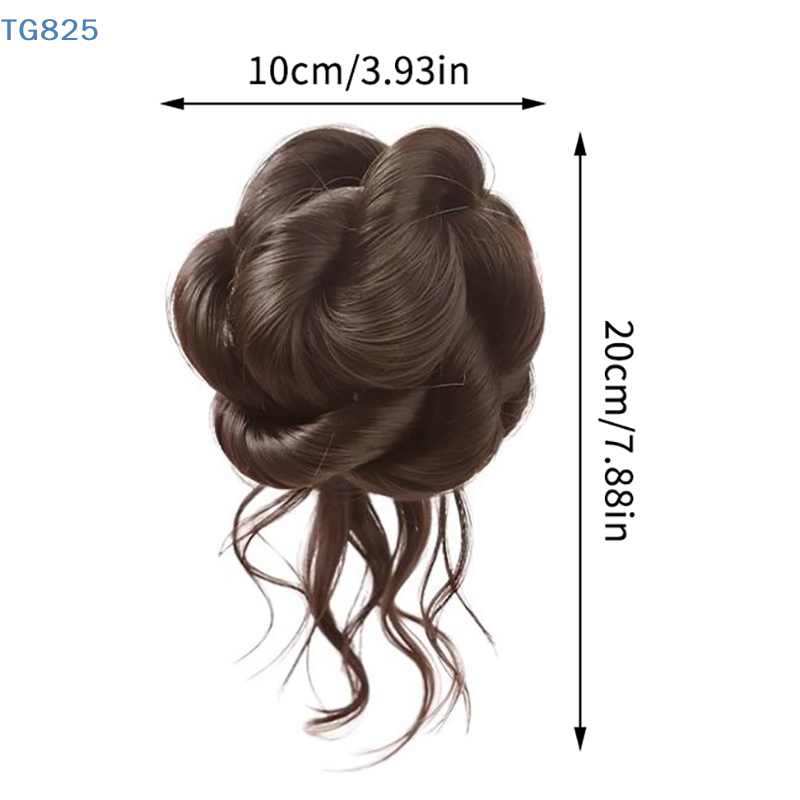 Новый синтетический пучок-шинь – обзор и цена Claw Clip Messy Bun Hair Piece